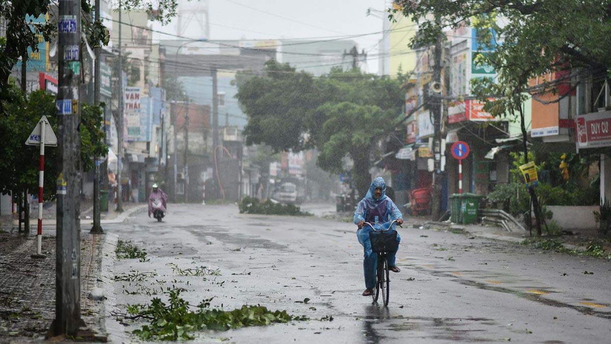 Typhoon season in Vietnam